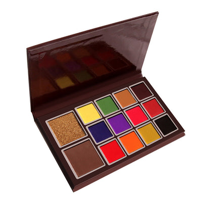14-color Eyeshadow Pearly Matte Eyeshadow Palette - VerdeLux Cosmetics 