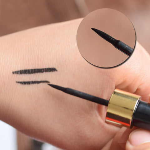 Liquid Eyeliner 12ml Liquid Eyeliner Pen Glue Pen Eyeliner Hard Tip Quick Dry - VerdeLux Cosmetics 