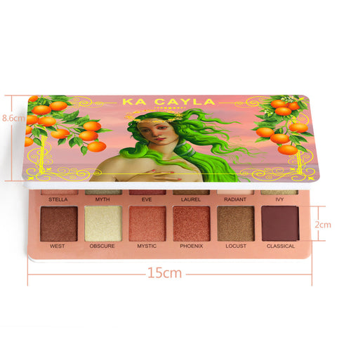 Eyeshadow Matte And Metallic Eyeshadow Palette - VerdeLux Cosmetics 
