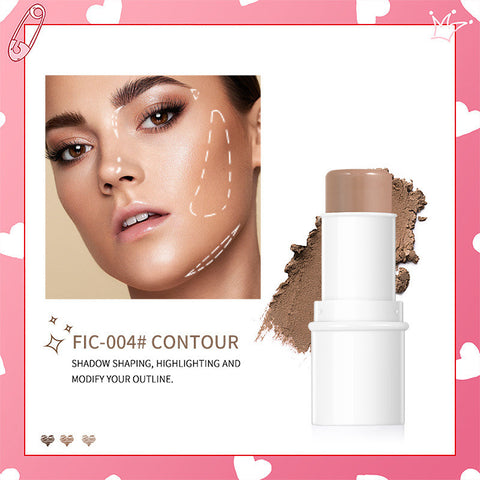 Highlighter Pen Face Concealer Contouring Bronzer Brighten 3D Contour Makeup And 3 In 1 Blush Eyeshadow Lipstick Stick - VerdeLux Cosmetics 