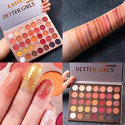 35 color eyeshadow palette - VerdeLux Cosmetics 