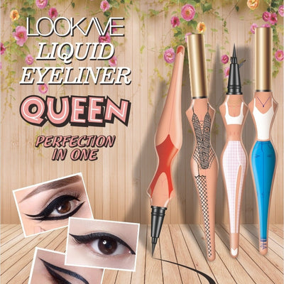 Black Liquid Eyeliner Eyeliner Smooth - VerdeLux Cosmetics 