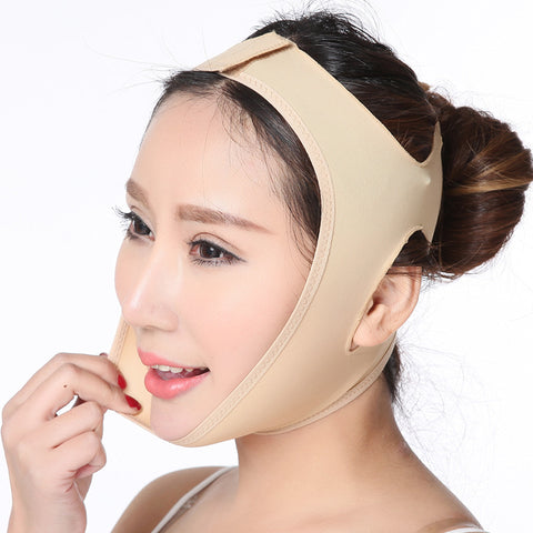 V face lifting bandage mask for sleeping