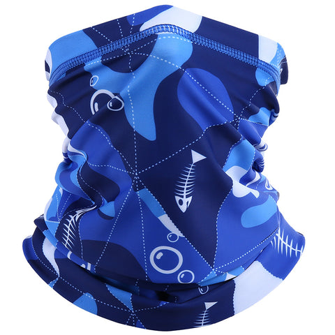 Sun-protective sports mask for cycling and fishing