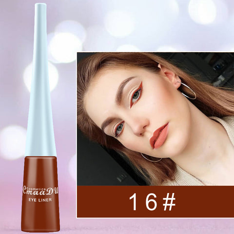 Colored Eyeliner Matte Quick-Dry Liquid Eyeliner - VerdeLux Cosmetics 