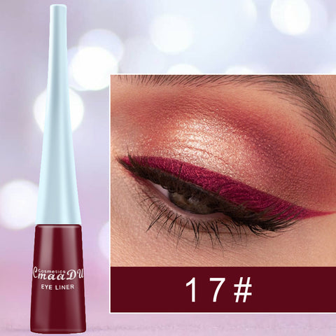 Colored Eyeliner Matte Quick-Dry Liquid Eyeliner - VerdeLux Cosmetics 