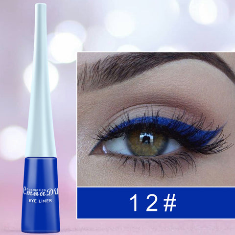 Colored Eyeliner Matte Quick-Dry Liquid Eyeliner - VerdeLux Cosmetics 
