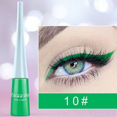 Colored Eyeliner Matte Quick-Dry Liquid Eyeliner - VerdeLux Cosmetics 