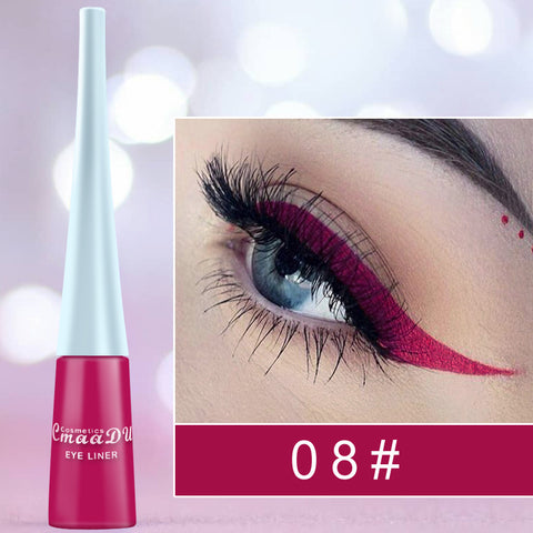 Colored Eyeliner Matte Quick-Dry Liquid Eyeliner - VerdeLux Cosmetics 