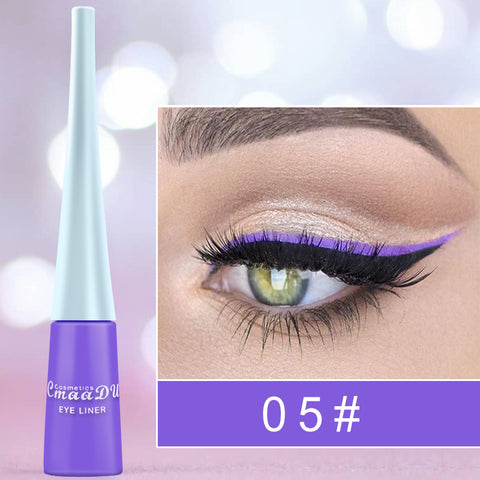 Colored Eyeliner Matte Quick-Dry Liquid Eyeliner - VerdeLux Cosmetics 