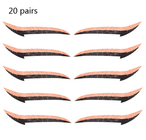 reusable eyeliner stickers