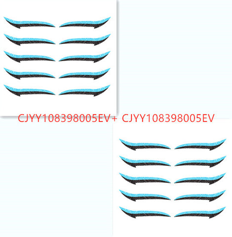 reusable eyeliner stickers