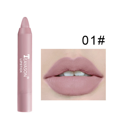 Long-lasting matte lipstick twist-up pen