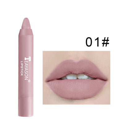 Matte rotating lipstick pen for smooth lips