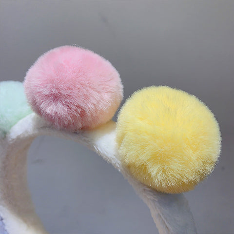 Colorful girls face mask and scrunchie set