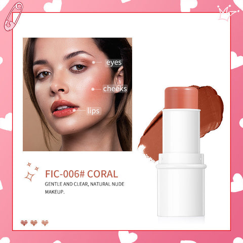 Highlighter Pen Face Concealer Contouring Bronzer Brighten 3D Contour Makeup And 3 In 1 Blush Eyeshadow Lipstick Stick - VerdeLux Cosmetics 