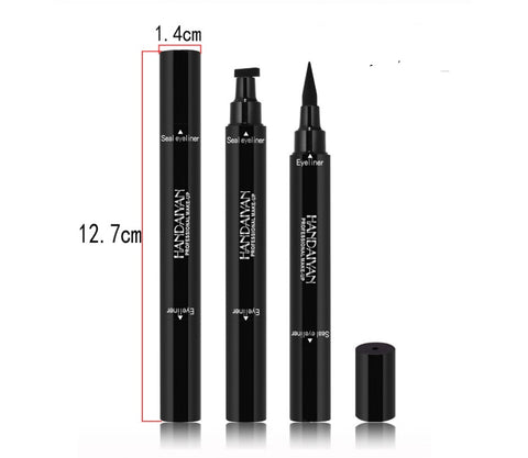 Double-headed seal eyeliner Triangle seal eyeliner 2-in-1 waterproof eyeliner - VerdeLux Cosmetics 