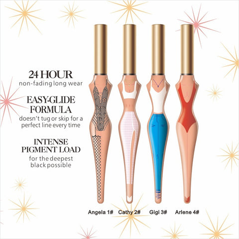 Black Liquid Eyeliner Eyeliner Smooth - VerdeLux Cosmetics 