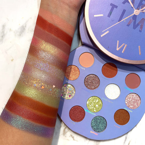 Time Eyeshadow Palette 12 Color Eyeshadow - VerdeLux Cosmetics 