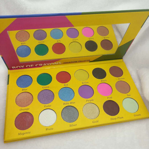 18 Color eyeshadow palette - VerdeLux Cosmetics 