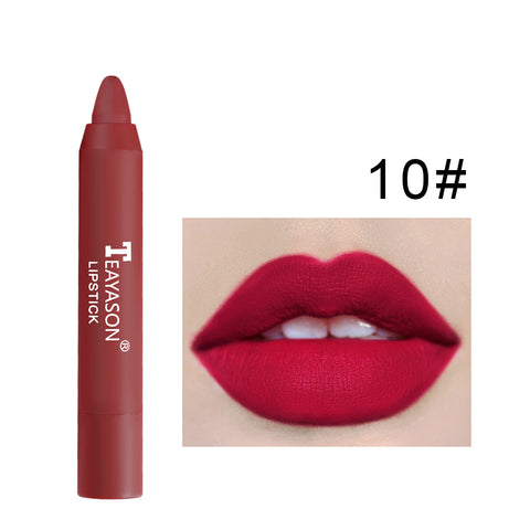 Matte rotating lipstick pen for smooth lips