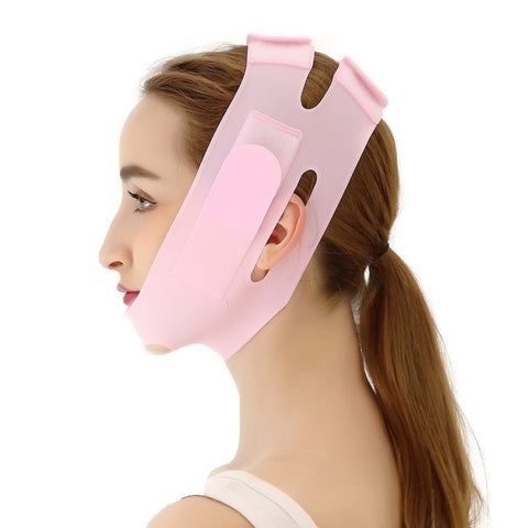 Overnight silicone face mask for contouring and firming