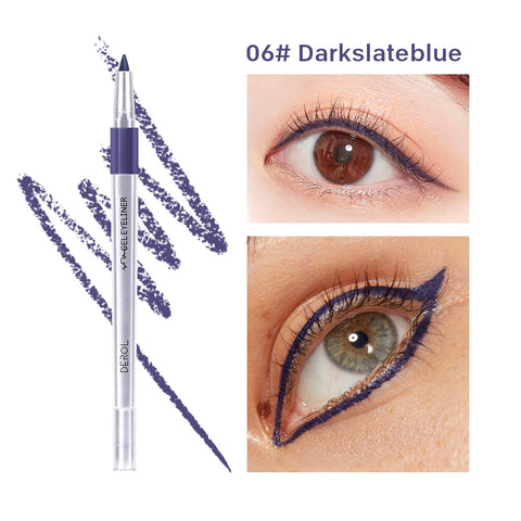 DEROL Waterproof Color Eyeliner Makeup Eyeliner - VerdeLux Cosmetics 