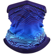 Fishing face mask with UV protection for outdoor use