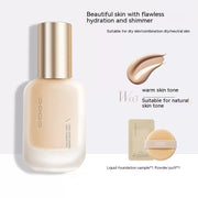 Liquid Foundation Long-lasting Moisturizing Concealer Cream Foundation Moisturizing - VerdeLux Cosmetics 