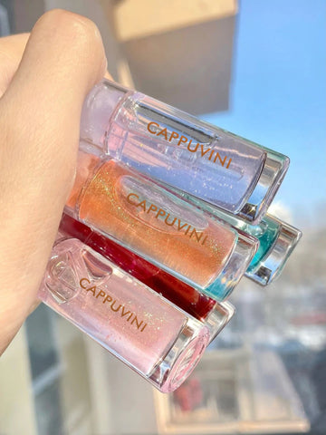 Moisturizing transparent lip gloss