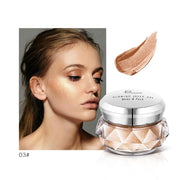Face Highlighter Jelly Gel Mermaid Eyeshadow Glow Body Glitter Festival Makeup Iluminador Gold Liquid Highlighter Bronzer - VerdeLux Cosmetics 