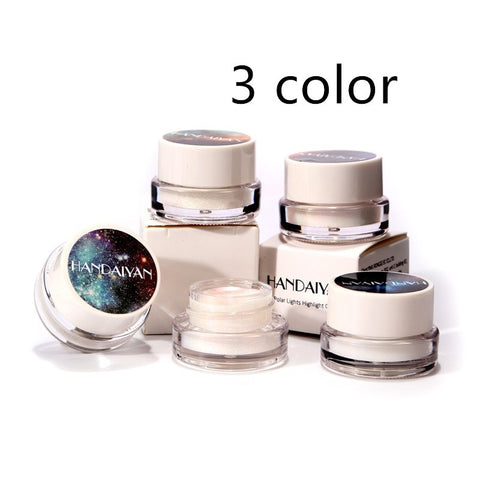 5 Colors Aurora Chameleon Highlighter 3D Shine Shimmer Eyeshadow Bronzer Contour Cream Rainbow Highlighting Beauty Cosmetics - VerdeLux Cosmetics 