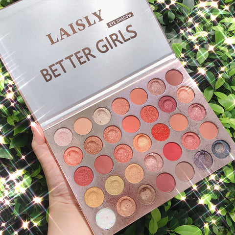 35 color eyeshadow palette - VerdeLux Cosmetics 