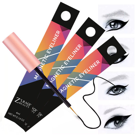 Beauty Magnetic Eyeliner Round Tube Liquid Eyeliner - VerdeLux Cosmetics 