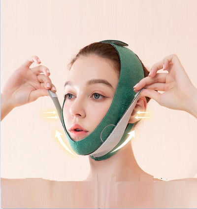 Face-shaping tool mask for small V face