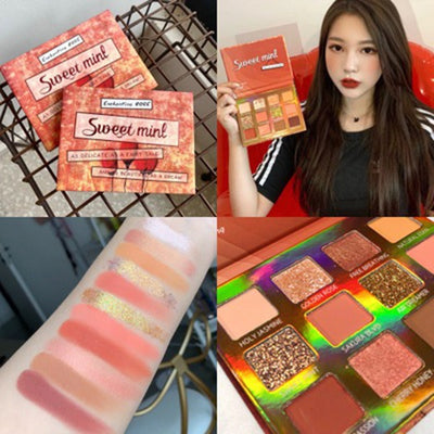 Rose eyeshadow palette - VerdeLux Cosmetics 