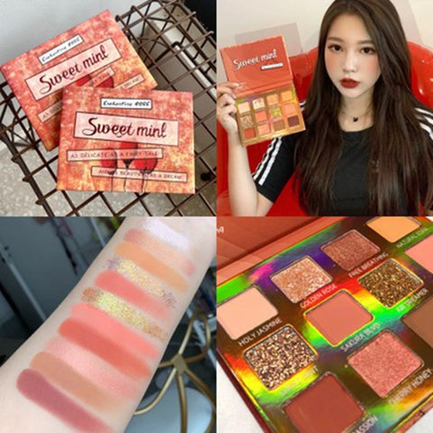 Rose eyeshadow palette - VerdeLux Cosmetics 