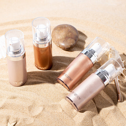 Liquid Highlighter Makeup Face Legs Brightener Concealer Liquid Glitter Bronzer Face Glow Cosmetics - VerdeLux Cosmetics 