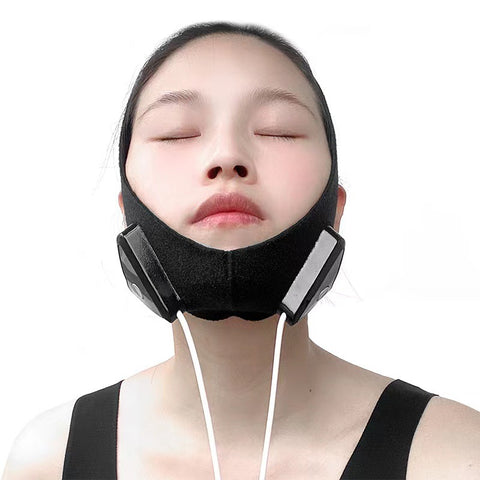 Graphene facial slimming mask for jawline contouring