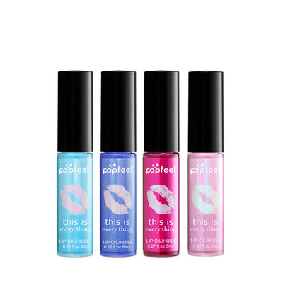 Transparent lip gloss tube