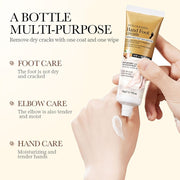 Crack-proof hand cream in a tube for foot, elbow, and hand care, providing moisture and repairing dry cracks.