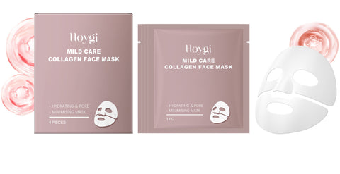 Hydrating collagen facial mask