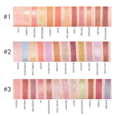 Time Eyeshadow Palette 12 Color Eyeshadow - VerdeLux Cosmetics 