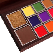 14-color Eyeshadow Pearly Matte Eyeshadow Palette - VerdeLux Cosmetics 