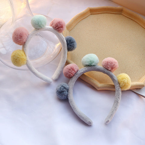 Fashion face mask for girls with hair ties