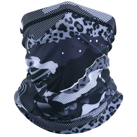 Fishing face mask with UV protection for outdoor use