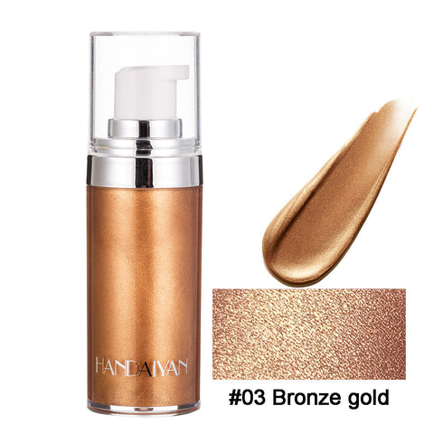 Liquid Highlighter Makeup Face Legs Brightener Concealer Liquid Glitter Bronzer Face Glow Cosmetics - VerdeLux Cosmetics 