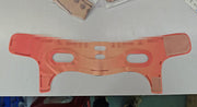 Face mask bandage for lifting and tightening, peach color, designed for facial enhancement, mask type product.