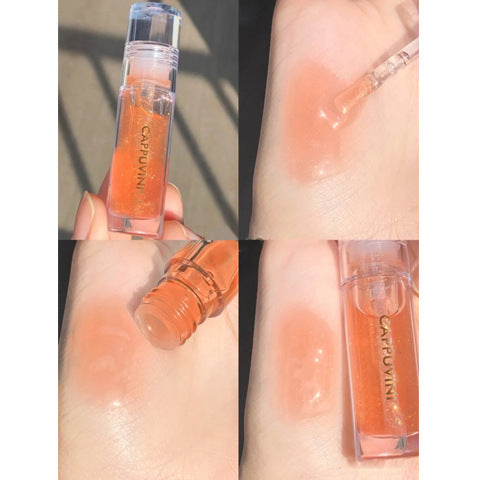 Hydrating clear lip gloss