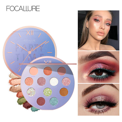 Time Eyeshadow Palette 12 Color Eyeshadow - VerdeLux Cosmetics 